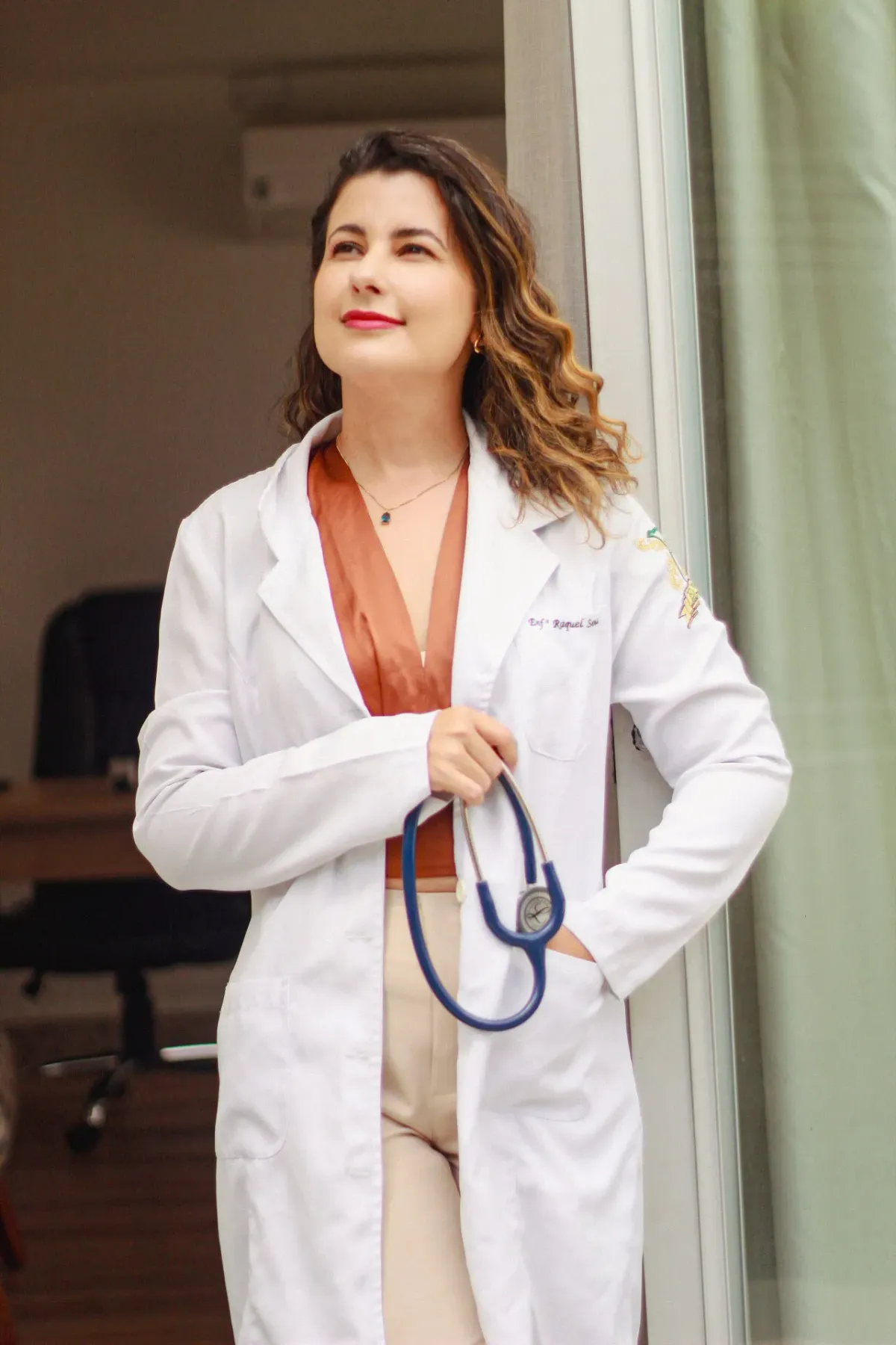 Raquel Eustáquia no consultório
